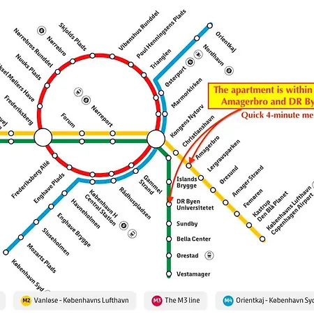 Spacious 2-room Newly Renovated Quiet Area - 4min Metro To Old Town Apartamento Copenhague